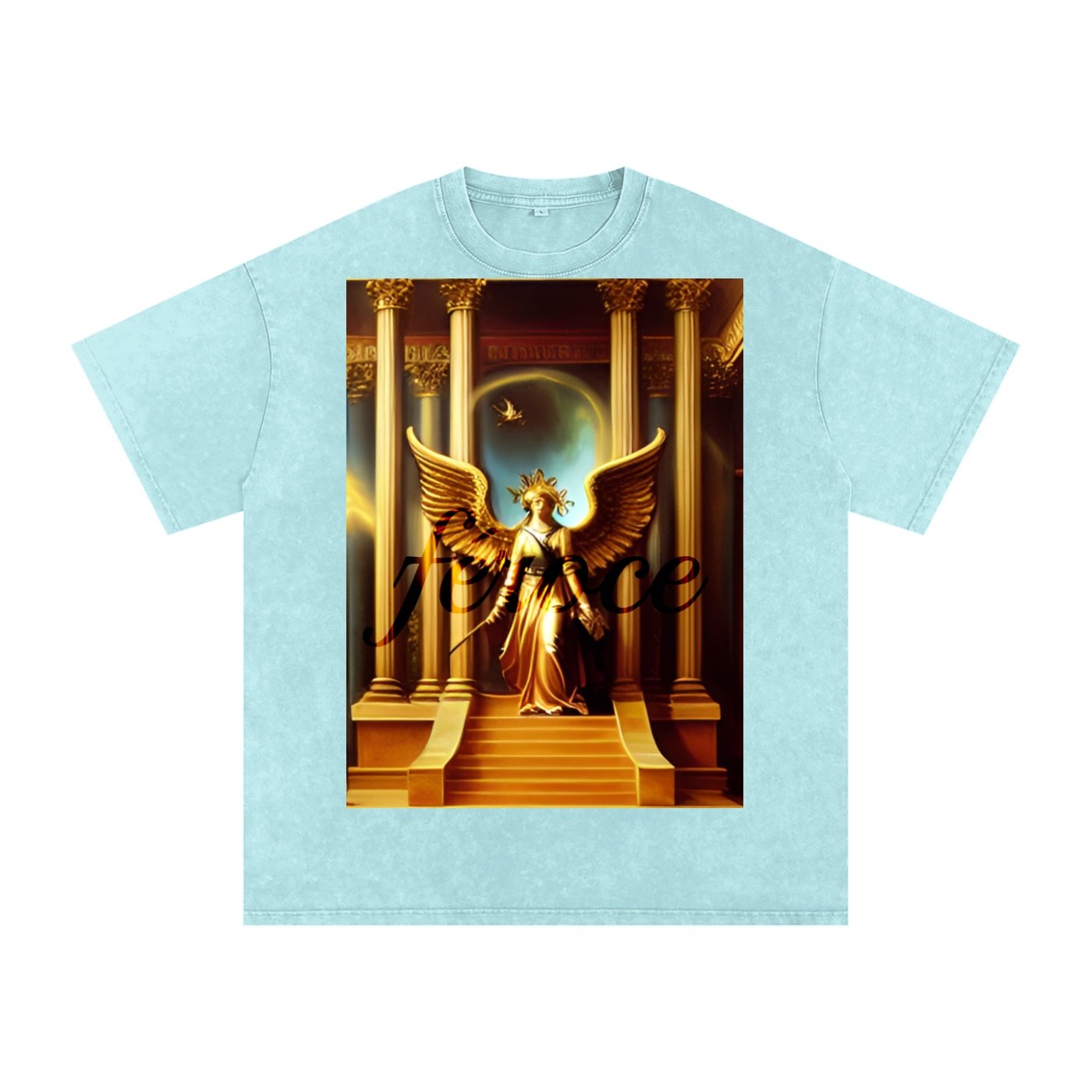 Feroce - Art Tees 001 - Snow Washed Oversized 100% Cotton Unisex Tee - Image 3