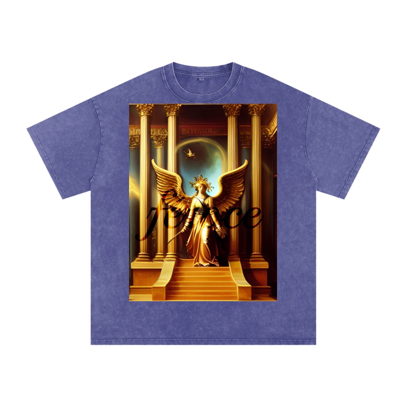 Feroce - Art Tees 001 - Snow Washed Oversized 100% Cotton Unisex Tee - Image 9