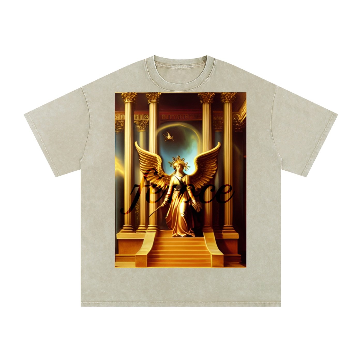 Feroce - Art Tees 001 - Snow Washed Oversized 100% Cotton Unisex Tee - Image 13