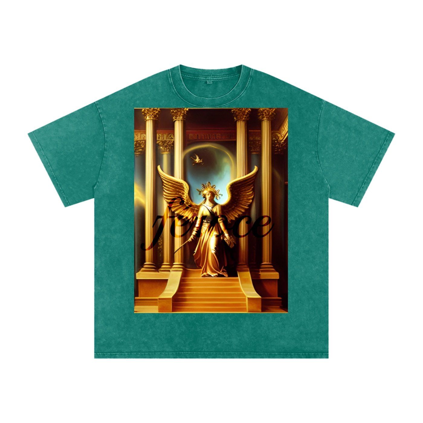 Feroce - Art Tees 001 - Snow Washed Oversized 100% Cotton Unisex Tee - Image 7
